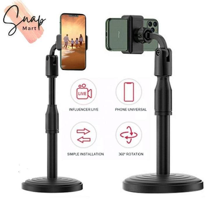 Professional 360° Rotating Desktop Phone Tripod Stand
