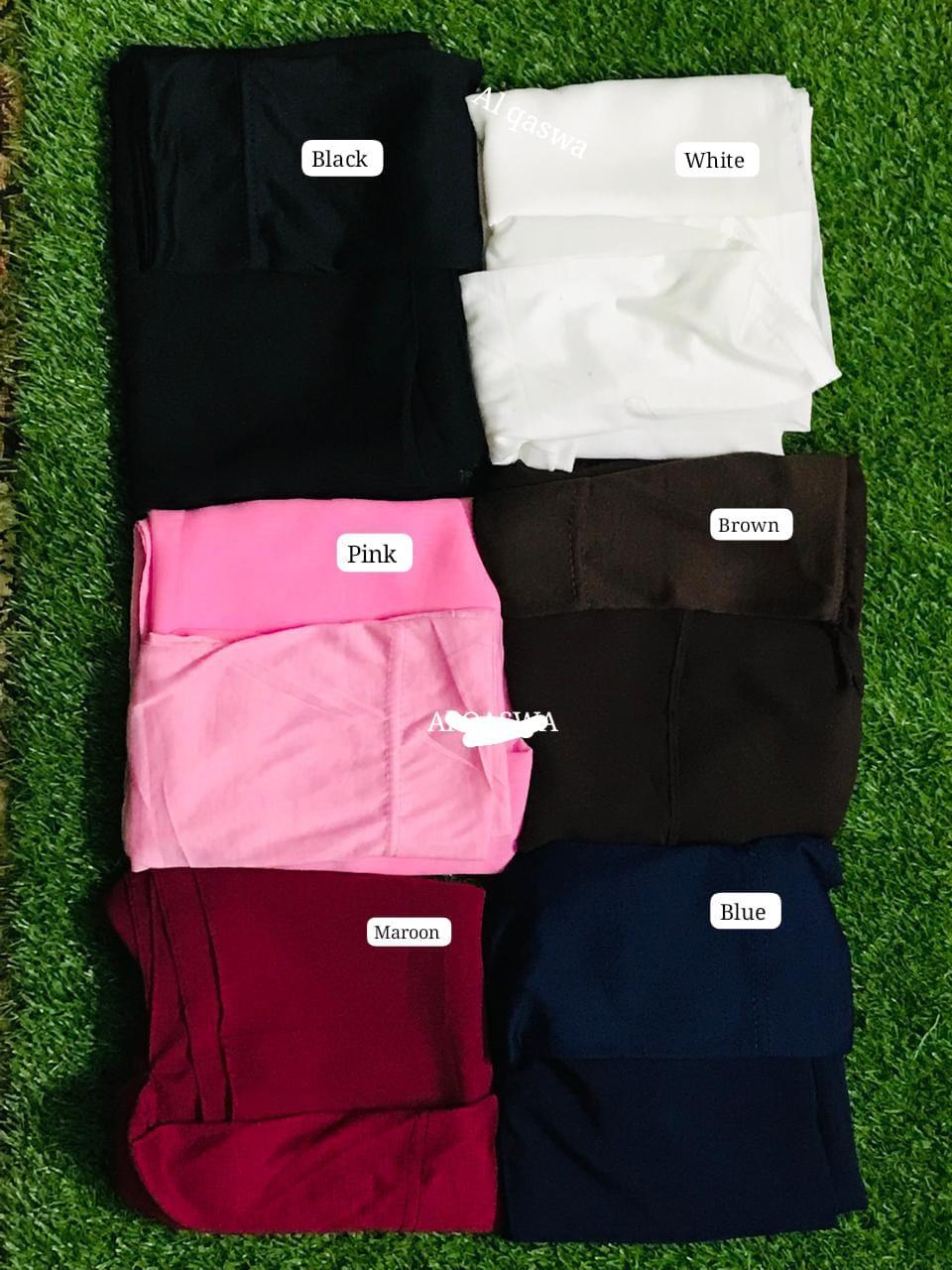 1 Pc Georgette Plain Single Loop Hijab