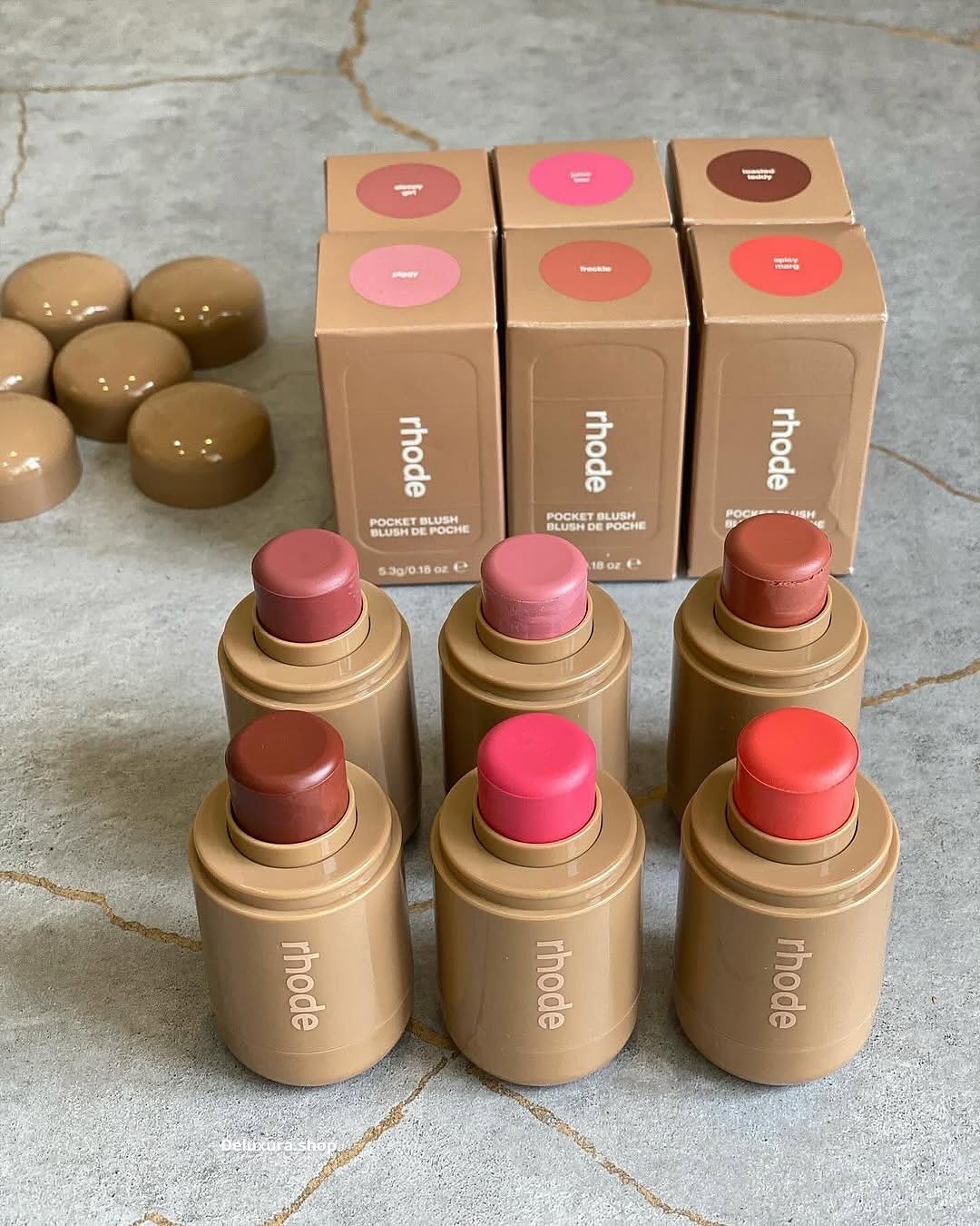 6 Colors Rhode Pocket Blush