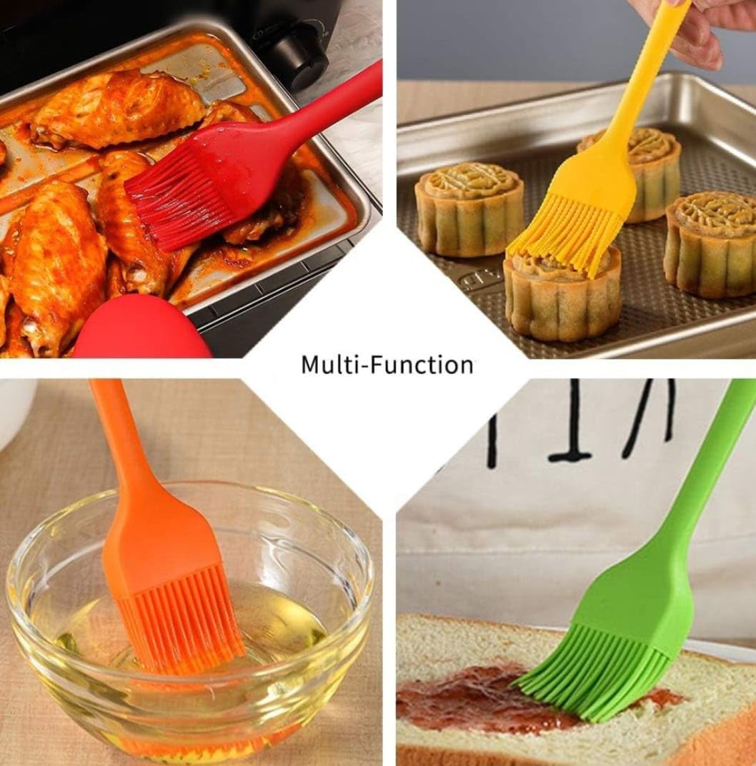 Heat-Resistant Silicone Basting & Pastry Brush