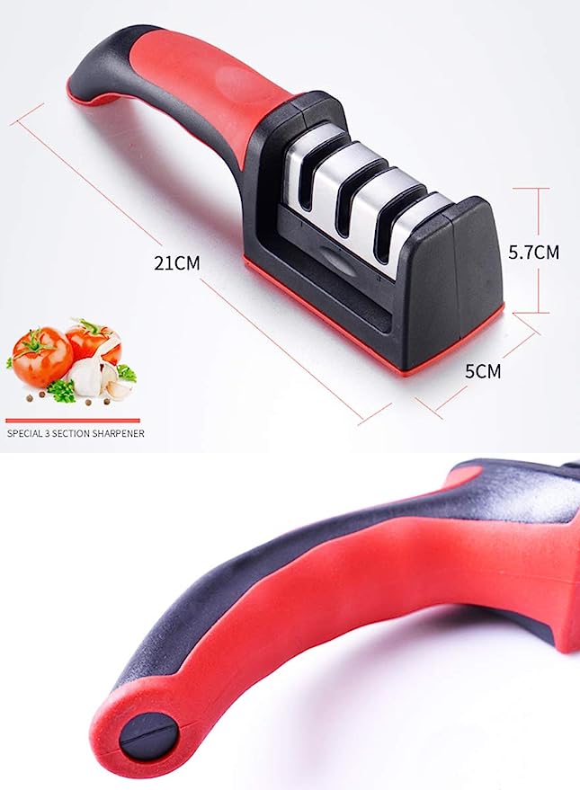 3-Stage Professional Kitchen Knife Sharpener