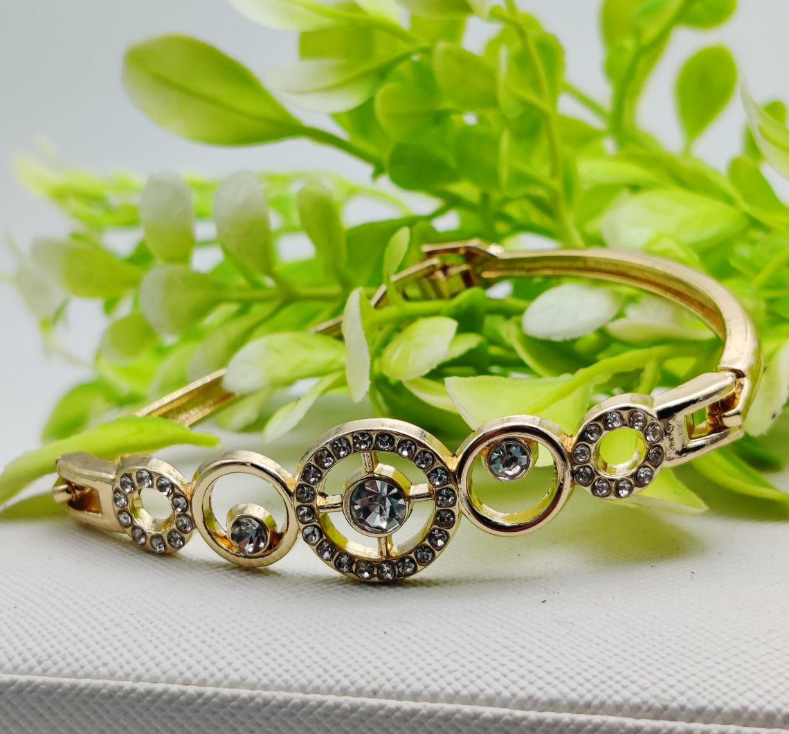 Radiant Adjustable Circle Crystal Bracelet