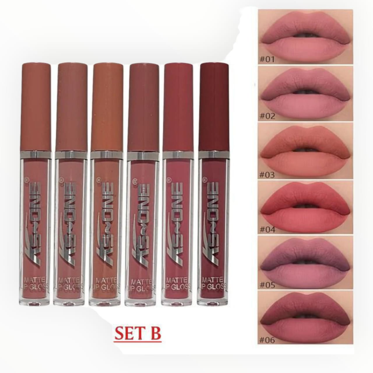 6-Piece Radiant Lipgloss Collection