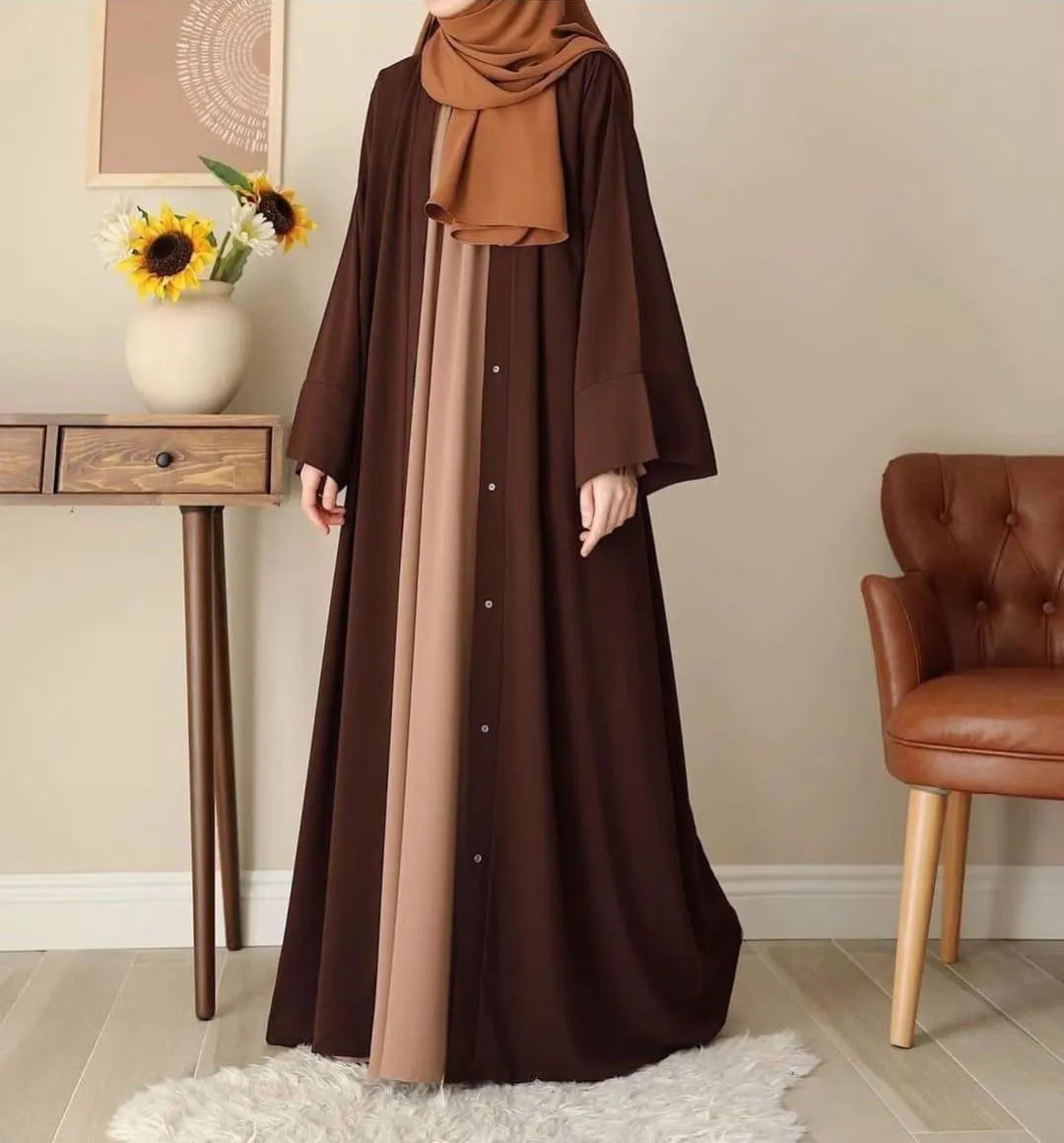 Georgette Plain Full Abaya