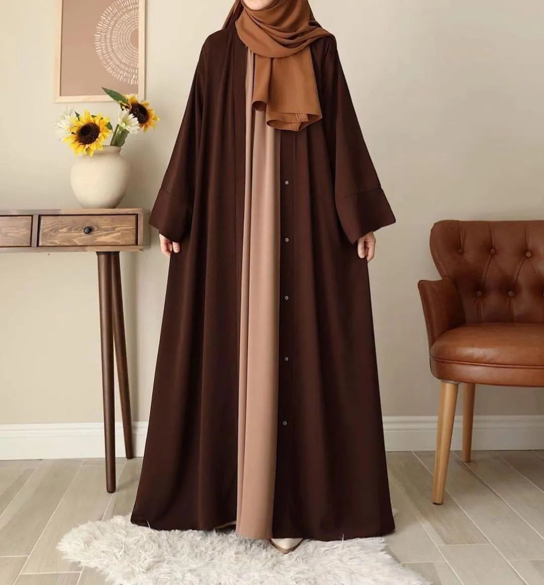Georgette Plain Full Abaya