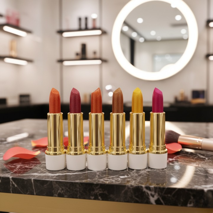 6-Piece High-Pigmented Velvet Matte Lipstick Collection