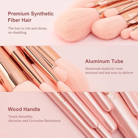 Sweet Beauty 12 PCs Makeup Brush Set