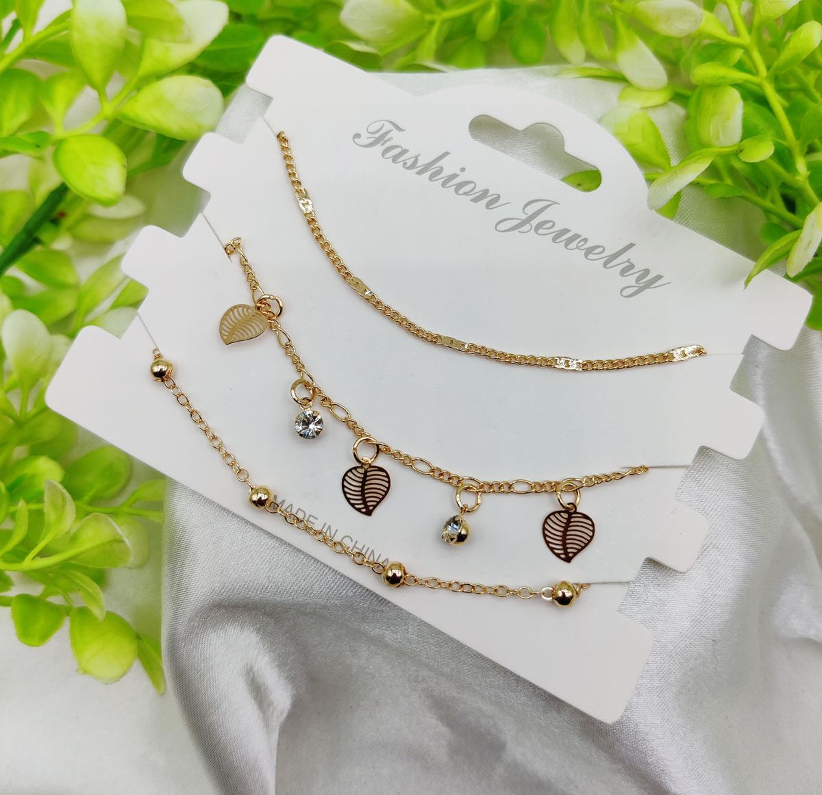 Imported Triple-Layered Adjustable Bracelet Collection