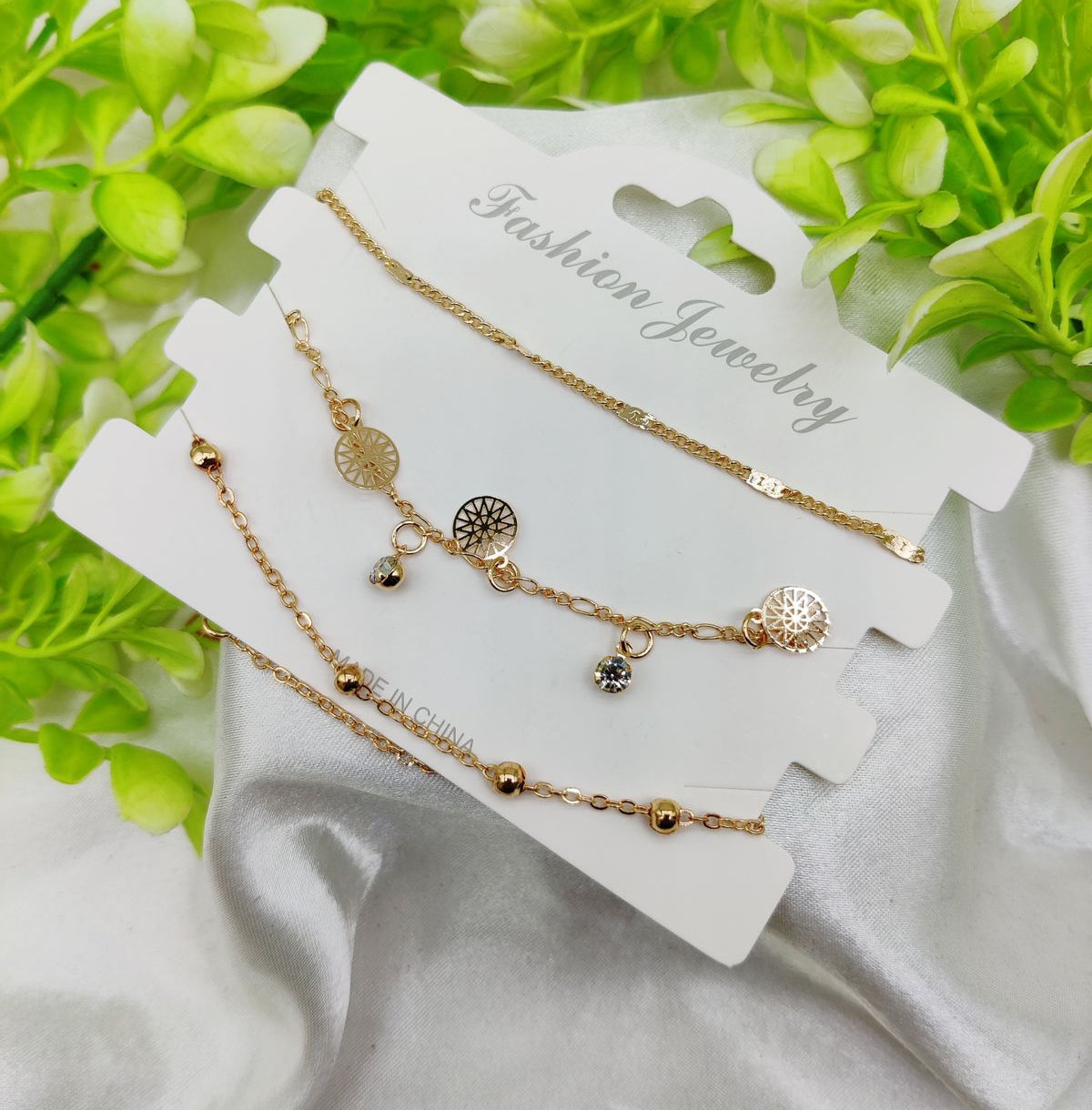 Imported Triple-Layered Adjustable Bracelet Collection