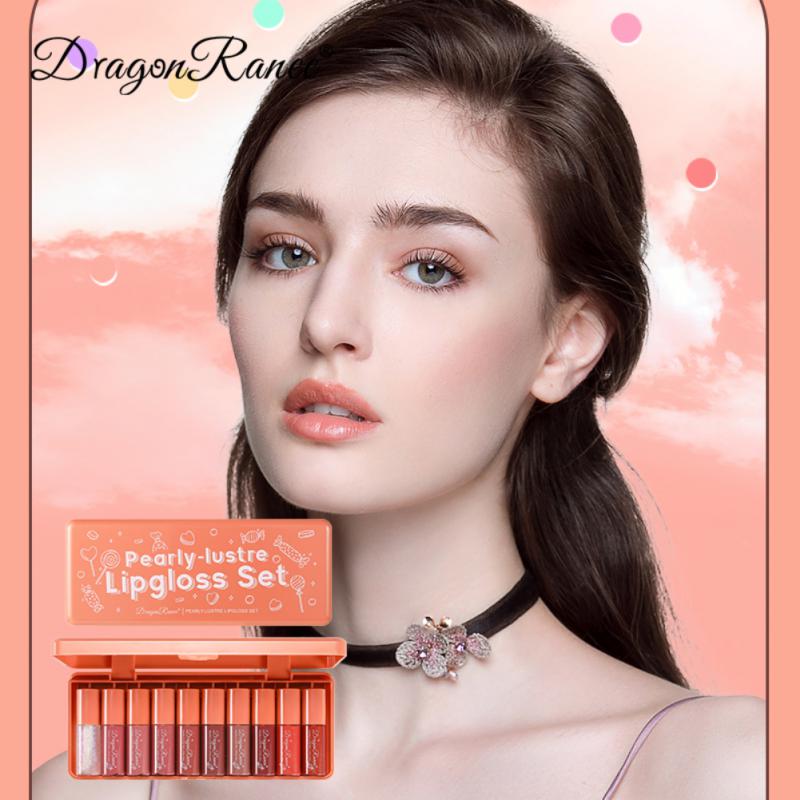Dragon Ranee 10 Pieces Velvet Matte Pink Lipstick Set